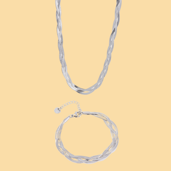 Silver Braid Chain Set - ONNNIII
