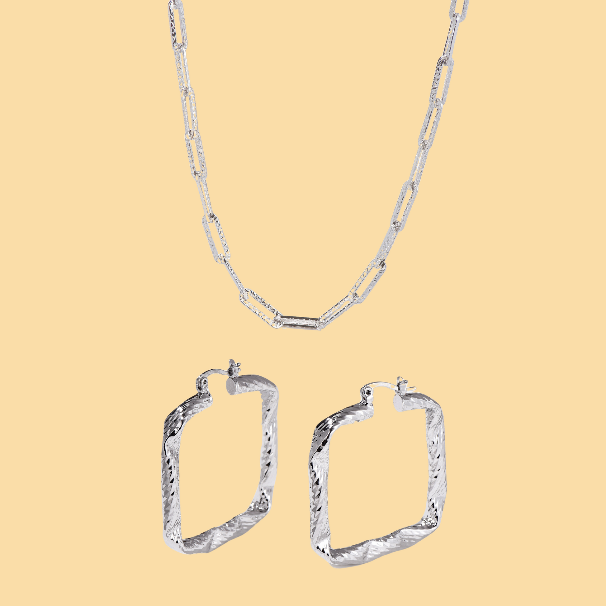 Textured Silver Set I - ONNNIII